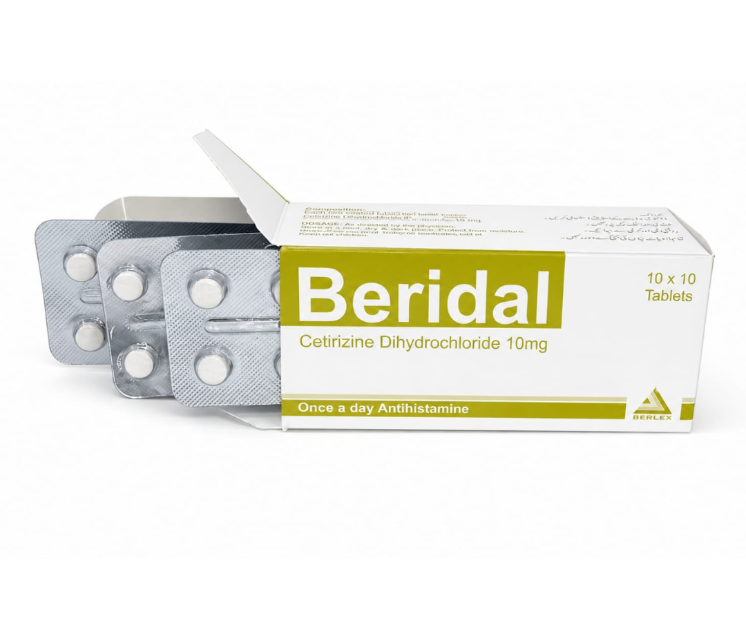 Beridal 10mg Tablets (Round)